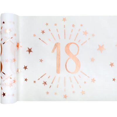 Santex Rose Gold 18e Anniversaire Nappe - Nappe - Publicité Santex Rose Gold 18e Anniversaire Nappe - Nappe - Publicité