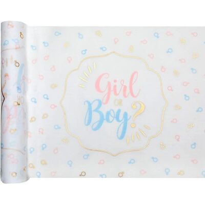 Santex Podložka na stůl pro Baby Shower - Růžové a Modré Dekorace 3m Santex Podložka na stůl pro Baby Shower - Růžové a Modré Dekorace 3m