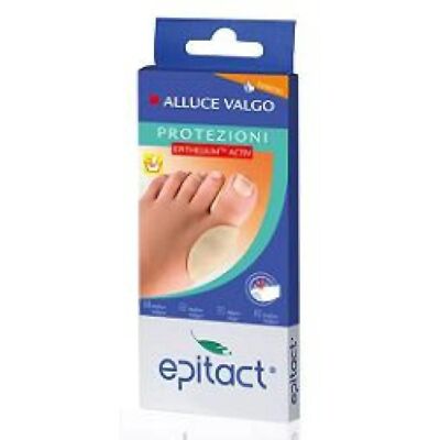 Protezione per alluce valgo Epitact - Pad in gel di silicone con Epithelium Activ - 2 Pezzi Protezione per alluce valgo Epitact - Pad in gel di silicone con Epithelium Activ - 2 Pezzi