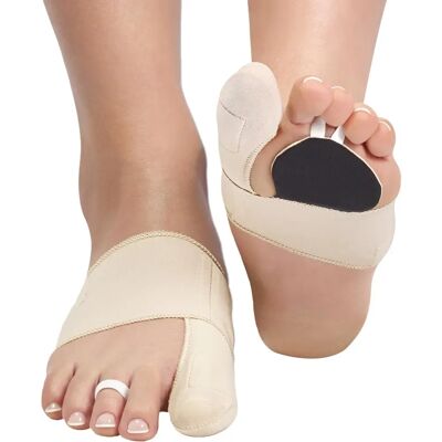 Orthèse Corrective Double Hallux Valgus Taille L - Soins des Pieds - Publicité Orthèse Corrective Double Hallux Valgus Taille L - Soins des Pieds - Publicité
