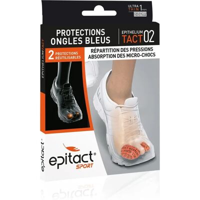 Epitact - EpitheliumTact 02 - Bleu - M - Toe protection - Publicité Epitact - EpitheliumTact 02 - Bleu - M - Toe protection - Publicité