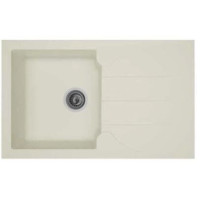 Lavello da cucina Stradour - 81 x 50 cm - Bianco - Reversibile Lavello da cucina Stradour - 81 x 50 cm - Bianco - Reversibile