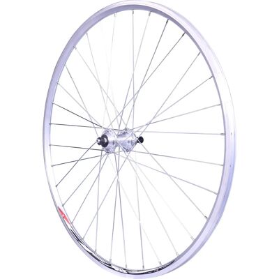 Roues Velox CXF20 Argent 700C - Blocage 5-7V - Publicité Roues Velox CXF20 Argent 700C - Blocage 5-7V - Publicité