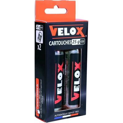 Velox CO2 Cartridges 25g - Threaded, 2 Pack - CO2 Cartridge Velox CO2 Cartridges 25g - Threaded, 2 Pack - CO2 Cartridge