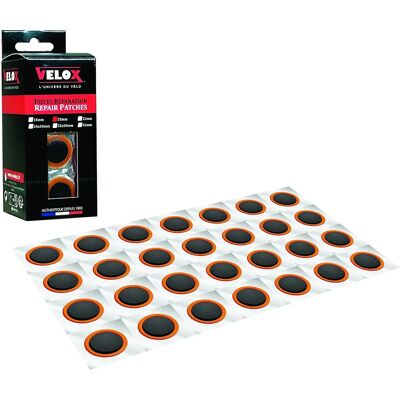 Velox Fahrradreparaturset - Ø 25mm Patches - 100 Stück Velox Fahrradreparaturset - Ø 25mm Patches - 100 Stück