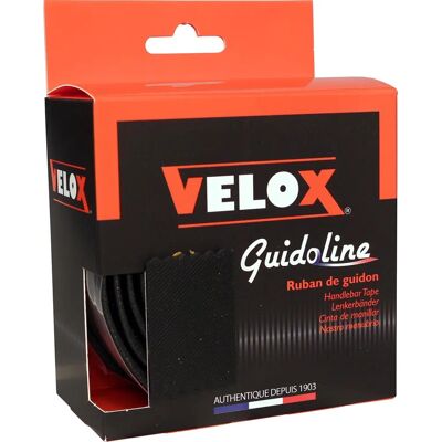 Guidoline Velox Haute Adhérence - Noir - Bande de Guidon - Publicité Guidoline Velox Haute Adhérence - Noir - Bande de Guidon - Publicité