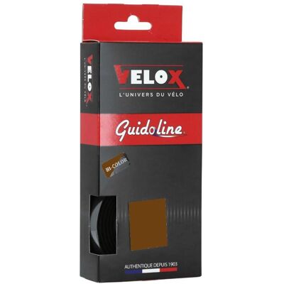 Velox Maxi Cork Lenkerband - Zweifarbig Schwarz/Braun - 2,5mm Velox Maxi Cork Lenkerband - Zweifarbig Schwarz/Braun - 2,5mm