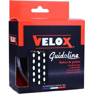 Fascia per manubrio Velox Bi-Color 3.5 Doppia Densità - Nero / Bianco Fascia per manubrio Velox Bi-Color 3.5 Doppia Densità - Nero / Bianco