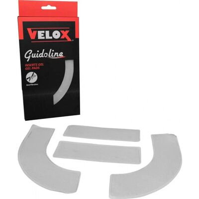 Velox Coussinets en gel blancs pour guidon - Handlebar Gel Pads - Publicité Velox Coussinets en gel blancs pour guidon - Handlebar Gel Pads - Publicité