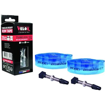 Velox velgtape lekbescherming 622 fv/sv 40mm kit - Tubeless conversiekit Velox velgtape lekbescherming 622 fv/sv 40mm kit - Tubeless conversiekit