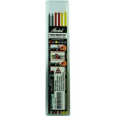 Markal MRK-96263 Trades-Marker Dry Nachfüllsets - Bleistiftminen Markal MRK-96263 Trades-Marker Dry Nachfüllsets - Bleistiftminen