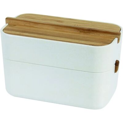 Organizzatore bagno Zen bianco crema - Bagno Organizzatore bagno Zen bianco crema - Bagno