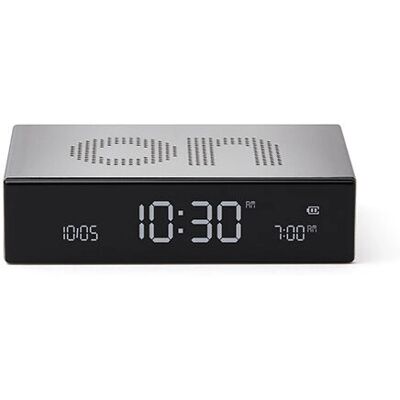 Relógio Despertador Lexon Flip Premium - Digital, Prata Relógio Despertador Lexon Flip Premium - Digital, Prata