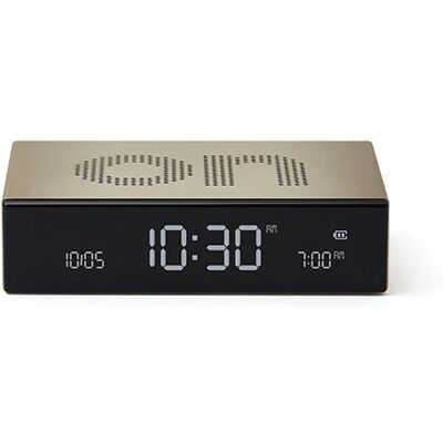 Despertador Lexon Flip Premium - Digital - Dourado Despertador Lexon Flip Premium - Digital - Dourado
