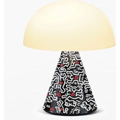 Lexon Mina M Keithharing Love Preto - Luminária de Mesa Lexon Mina M Keithharing Love Preto - Luminária de Mesa