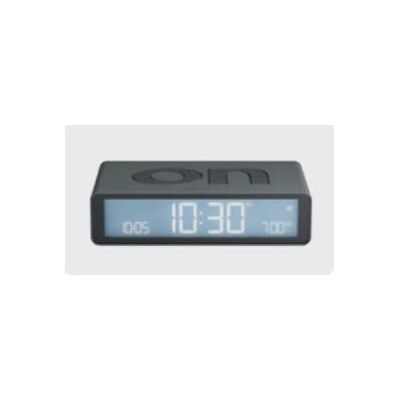 Lexon Flip Classic Grey Alarm Clock - Digital, Compact, Rechargeable Lexon Flip Classic Grey Alarm Clock - Digital, Compact, Rechargeable
