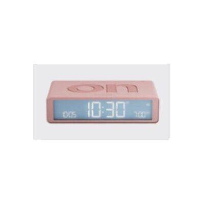 Lexon Pink Flip Classic Alarm Clock - Digital, LCD, Rechargeable Lexon Pink Flip Classic Alarm Clock - Digital, LCD, Rechargeable