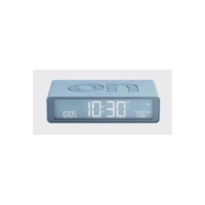 Lexon Flip Classic Alarm Clock - Light Blue - Digital Lexon Flip Classic Alarm Clock - Light Blue - Digital