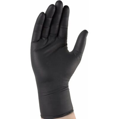 Gants en nitrile noir Singer Freres - Taille 8/9 - Usage unique - Publicité Gants en nitrile noir Singer Freres - Taille 8/9 - Usage unique - Publicité