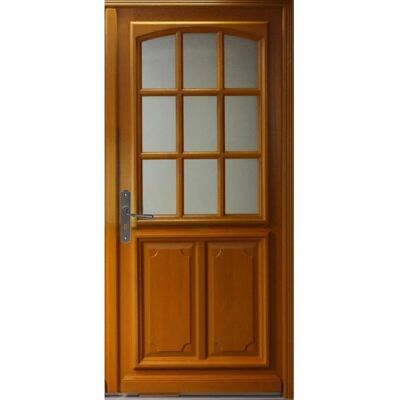 Porte d'entrée en bois Marine GD MENUISERIES - 200x90 cm, poussée droite - Publicité Porte d'entrée en bois Marine GD MENUISERIES - 200x90 cm, poussée droite - Publicité