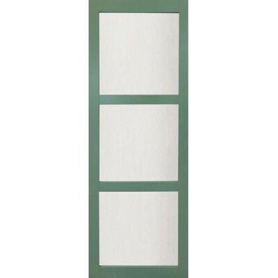 Puerta corredera GD Menuiseries - Verde RAL 6021 - 204x73 - Interior Puerta corredera GD Menuiseries - Verde RAL 6021 - 204x73 - Interior