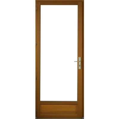 Puerta de patio de madera GD MENUISERIES - 205x80 - Tirante izquierdo Puerta de patio de madera GD MENUISERIES - 205x80 - Tirante izquierdo