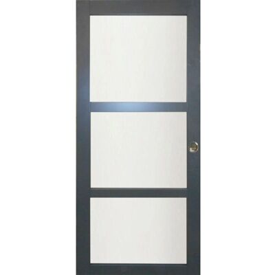 Puerta corredera gris antracita GD Menuiseries - Interior 73x204cm Puerta corredera gris antracita GD Menuiseries - Interior 73x204cm