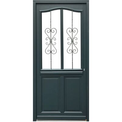 GD Menuiseries - Sabrina - Gris RAL7016 - Porte d'entrée - Publicité GD Menuiseries - Sabrina - Gris RAL7016 - Porte d'entrée - Publicité