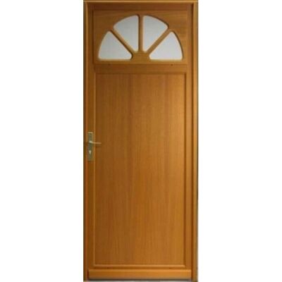 GD Menuiseries Porte de Service en Bois Pixos - Poussant Droite - Publicité GD Menuiseries Porte de Service en Bois Pixos - Poussant Droite - Publicité