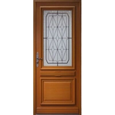 Puerta Anis de GD Menuiseries - Entrada de madera con cristal - 215x90 cm Puerta Anis de GD Menuiseries - Entrada de madera con cristal - 215x90 cm