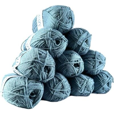 Mondial Tissus - Azurite - 3036 Bleu glacier - 50g - Yarn - Publicité Mondial Tissus - Azurite - 3036 Bleu glacier - 50g - Yarn - Publicité