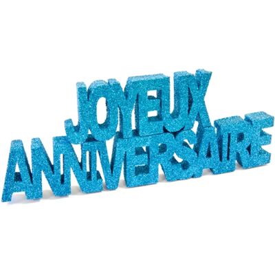 JADEO Turquoise Birthday Table Decoration - table decoration JADEO Turquoise Birthday Table Decoration - table decoration