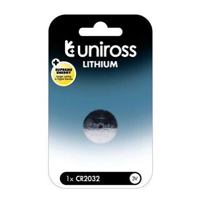 Uniross CR2032 Lithium Haushaltsbatterie - Haushaltsbatterie Uniross CR2032 Lithium Haushaltsbatterie - Haushaltsbatterie