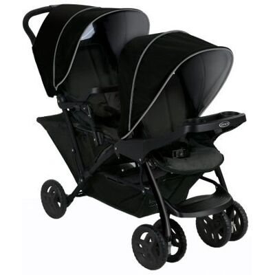 Passeggino Tandem Graco Nero Grigio - Avventura Doppia, Compatto, Reversibile Passeggino Tandem Graco Nero Grigio - Avventura Doppia, Compatto, Reversibile