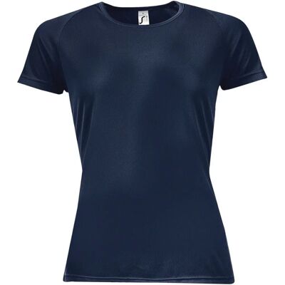 Camiseta Esportiva Sol's L200 Para Mulheres - Poliéster Respirável Camiseta Esportiva Sol's L200 Para Mulheres - Poliéster Respirável