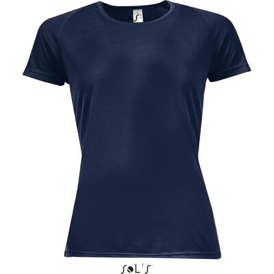T-shirt Sols Femme Bleu Sporty - Sporty Women - T-Shirt - Publicité T-shirt Sols Femme Bleu Sporty - Sporty Women - T-Shirt - Publicité