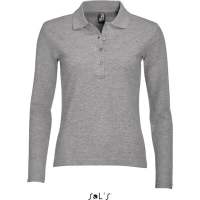 Camisa Polo de Manga Longa Sol's Cinza Mescla - Polo Shirt Camisa Polo de Manga Longa Sol's Cinza Mescla - Polo Shirt