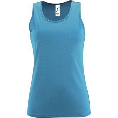 Sol's L02117 Top Esportivo Azul - Roupas de Desporto Sol's L02117 Top Esportivo Azul - Roupas de Desporto