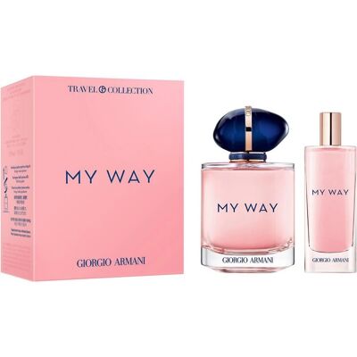 Giorgio Armani My Way - Elegantes Damenparfüm-Set - 90ml + 15ml Giorgio Armani My Way - Elegantes Damenparfüm-Set - 90ml + 15ml