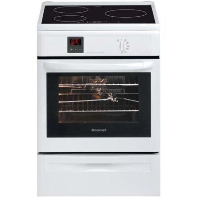 Brandt KIP711W - Blanc - Cuisinière autonome Brandt KIP711W - Blanc - Cuisinière autonome