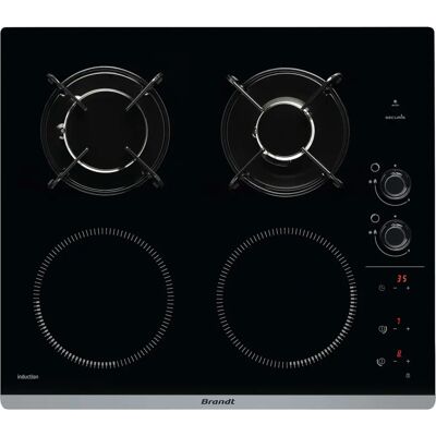 Brandt BPI6413BM - Noir - Table de cuisson induction - Publicité Brandt BPI6413BM - Noir - Table de cuisson induction - Publicité