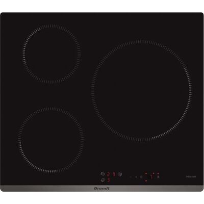 Brandt BPI6315B - Noir - Plaque de cuisson à induction Brandt BPI6315B - Noir - Plaque de cuisson à induction