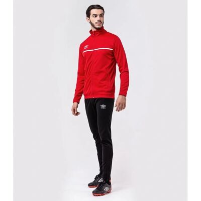Umbro Longridge Herren Roter Fitness-Trainingsanzug - Tracksuit Umbro Longridge Herren Roter Fitness-Trainingsanzug - Tracksuit