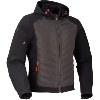 Segura Natcho Veste moto en softshell - Noir Gris - S - Publicité Segura Natcho Veste moto en softshell - Noir Gris - S - Publicité
