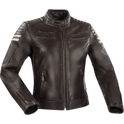 Segura Motorradlederjacke - Braun-Beige - Damen Segura Motorradlederjacke - Braun-Beige - Damen