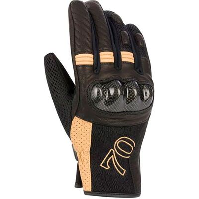 Guanti Moto Segura Russell - Nero Beige - S - Unisex Guanti Moto Segura Russell - Nero Beige - S - Unisex