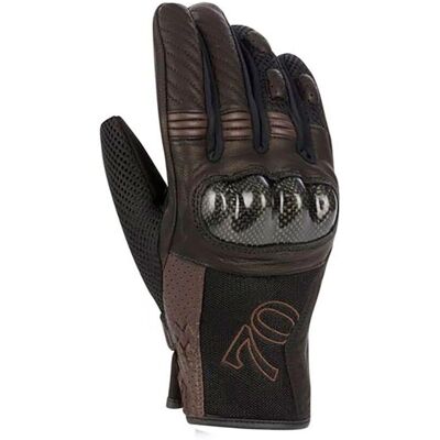 Guantes de motocicleta Segura Russell Damen - Negro Marrón - S Guantes de motocicleta Segura Russell Damen - Negro Marrón - S