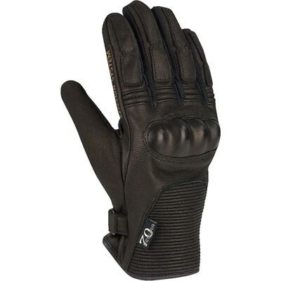 Guanti da moto in pelle di capra Segura - Nero - Polso corto - Mezza stagione Guanti da moto in pelle di capra Segura - Nero - Polso corto - Mezza stagione