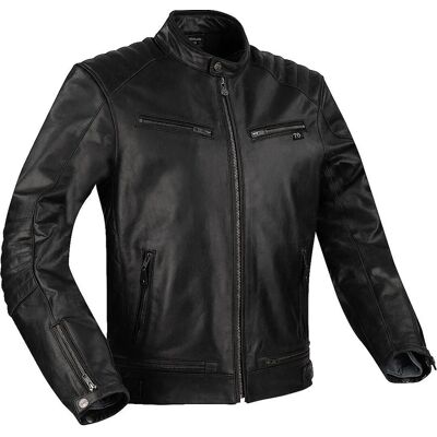 Chaqueta de cuero de motocicleta Segura Owen - Negro - M Chaqueta de cuero de motocicleta Segura Owen - Negro - M
