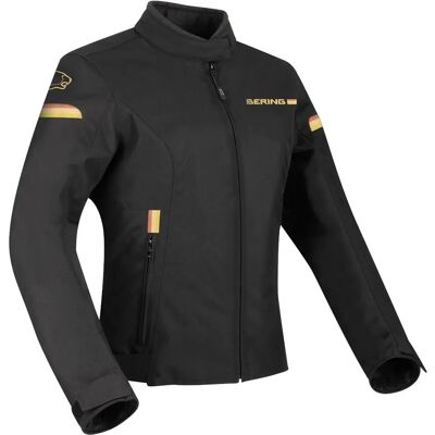 Bering - Riva - Noir - Orange - Motorcycle jacket - Publicité Bering - Riva - Noir - Orange - Motorcycle jacket - Publicité